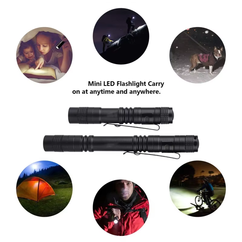 Mini lampe de poche à stylo LED portable, ultra lumineuse, lumens élevés, déterminer la lampe de poc