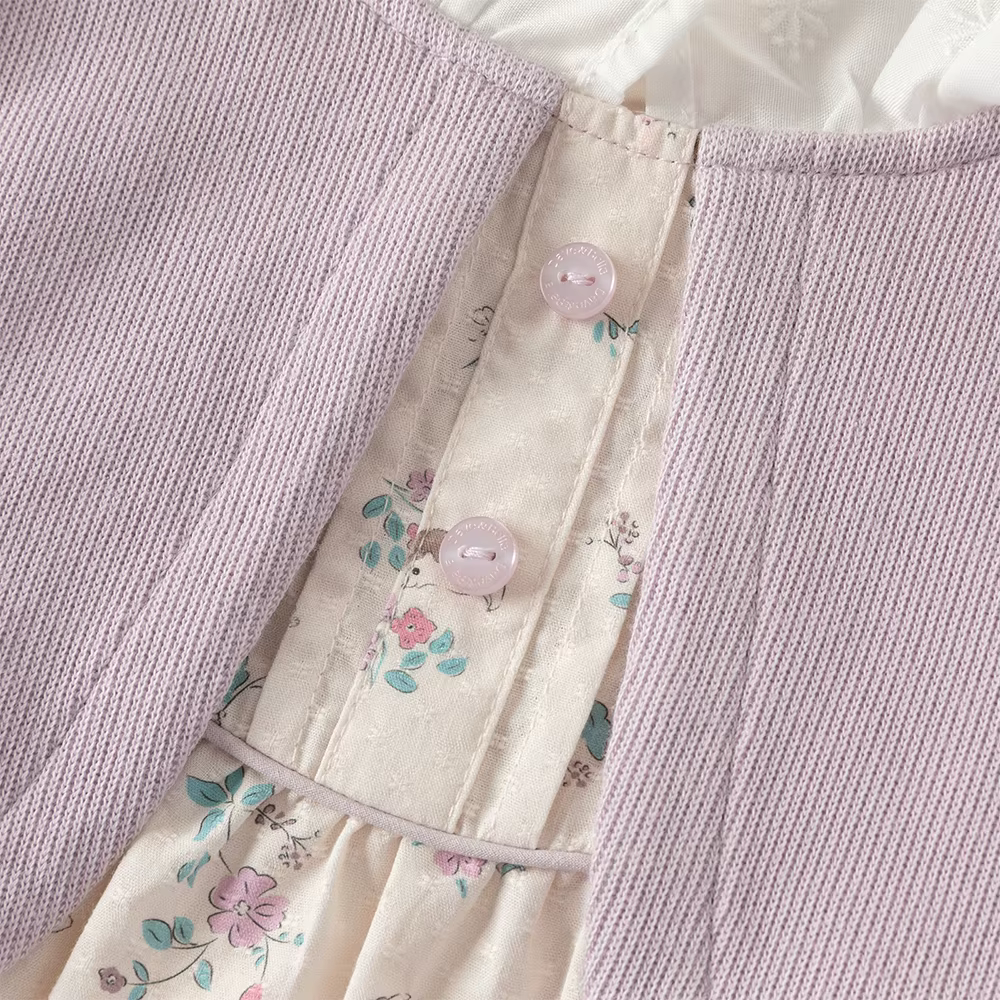 Dave Bella filles robe pull automne printemps coton à manches longues enfants décontracté robe douce