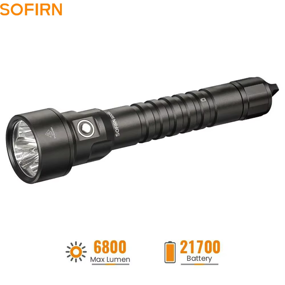 Nouvelle lampe de plongée SOFIRN SD09L SST40 LED, lampe torche 6800lm 21700 rechargeable par USB, ét