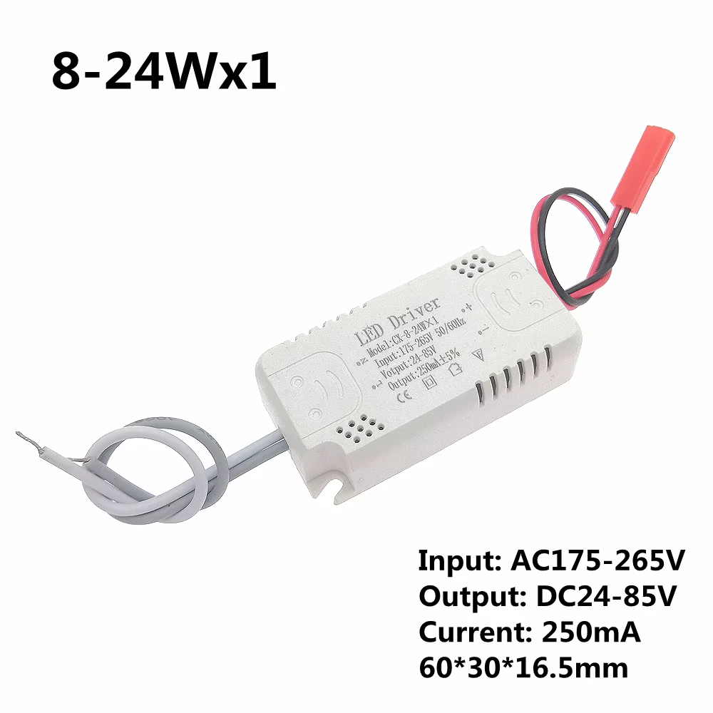 Pilote de puissance LED 250ma, 8-24x1w, 25-40x1w, 50-75x1w, 220V, transformateurs d'éclairage pour r