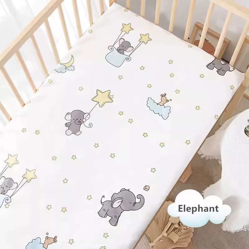 6/9 pièces éléphant berceau bébé ensemble de literie coton berceau pare-chocs bébé lit ensembles nou