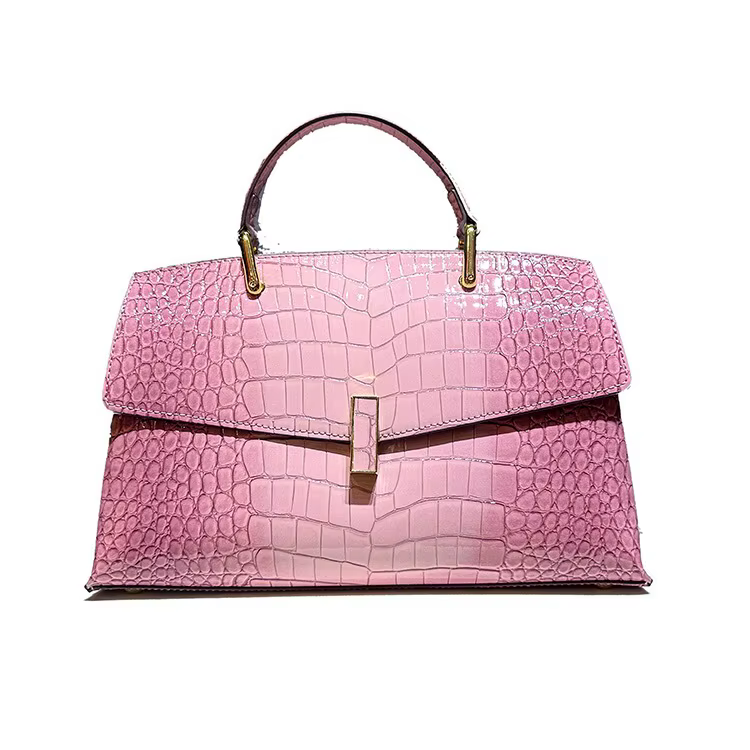 Sac à main classique en cuir pour femme, sac à bandoulière de luxe de créateur, grande capacité, élé