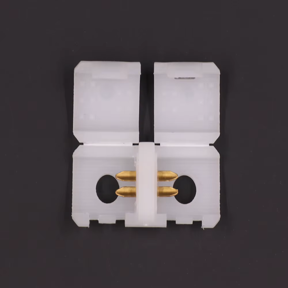 Connecteur à 2 broches en forme de I, bande LED COB FOB, connecteur central pour 220V 110V 288 diode