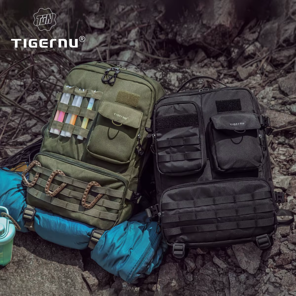 Tigernu sacs à dos tactiques hommes randonnée voyage sac à dos en plein air survie sacs à dos voyage