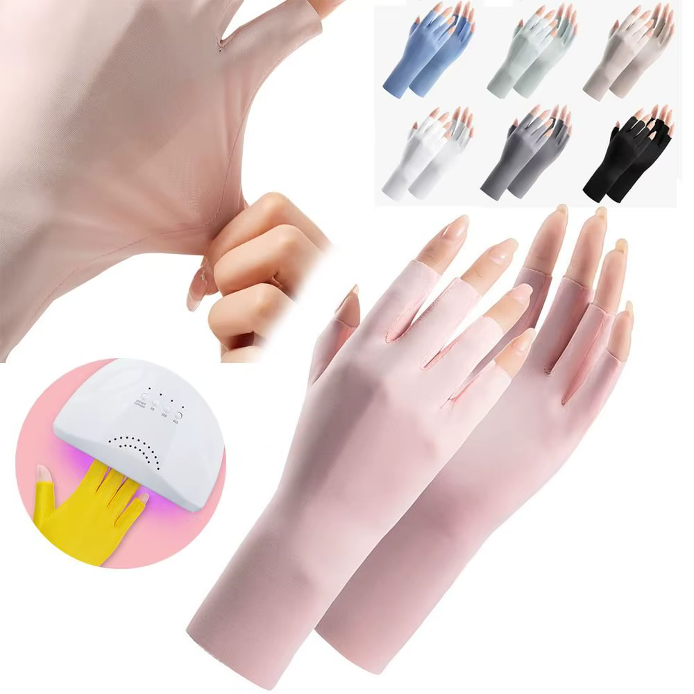 Gants de Protection solaire Anti-UV, pour protéger la peau des doigts, Protection UV des ongles, gan