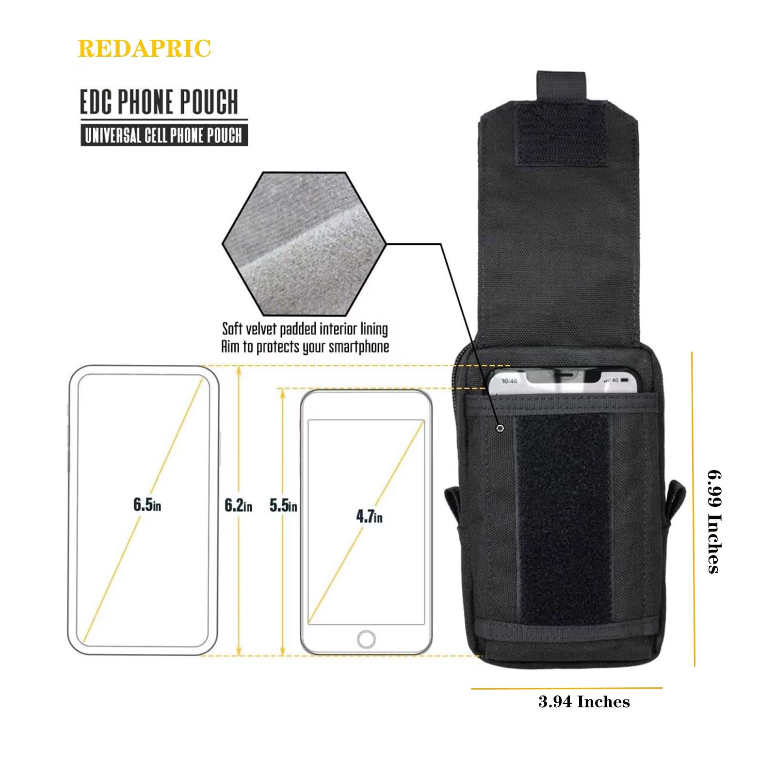 Pochette tactique Molle pour hommes, sac de taille d'extérieur, sac à outils EDC, organisateur de ga