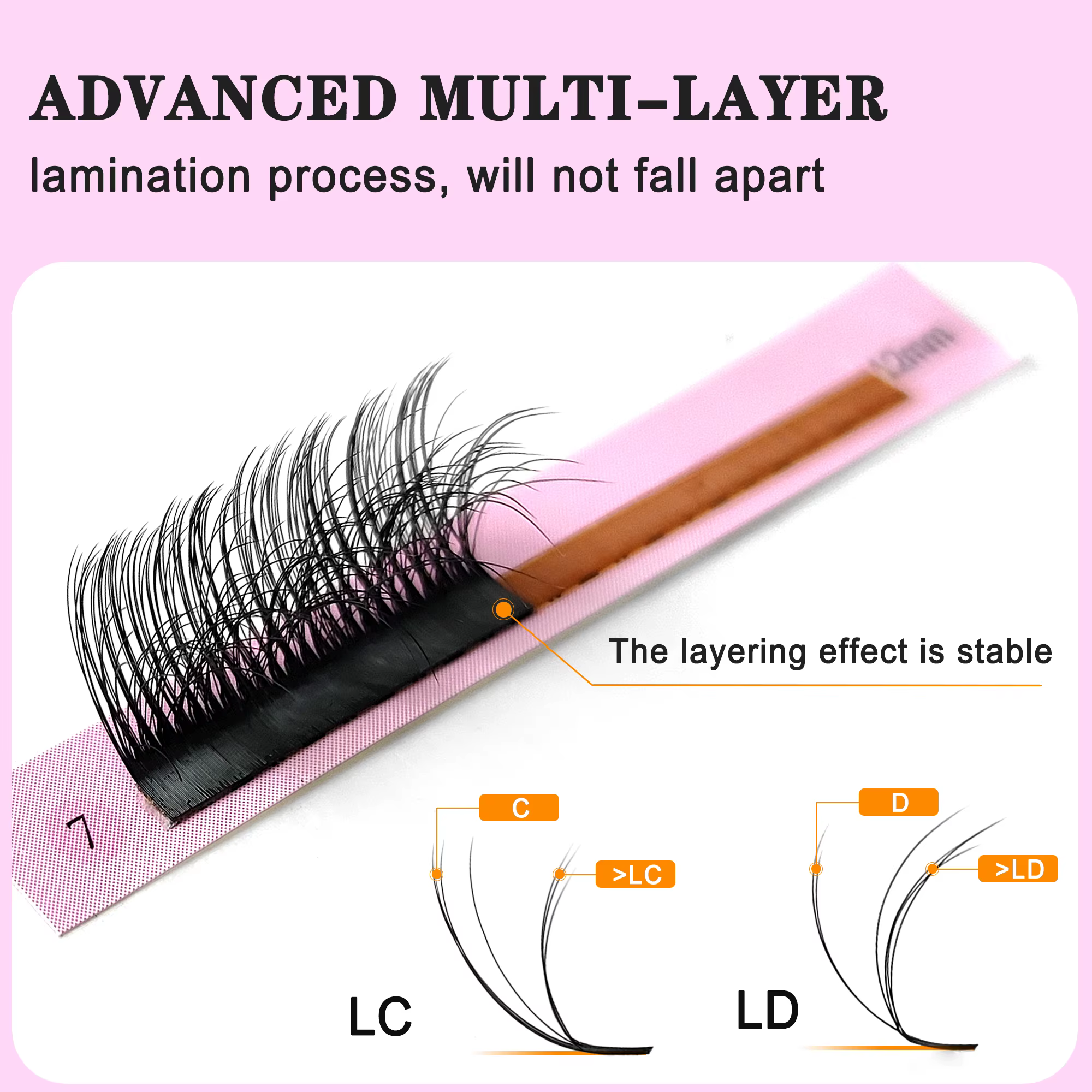 Extensions de Cils Camélia Double Couche, Cils Sauvages 3D, LD LC, Volume Russe, Cils Pelucheux Préf