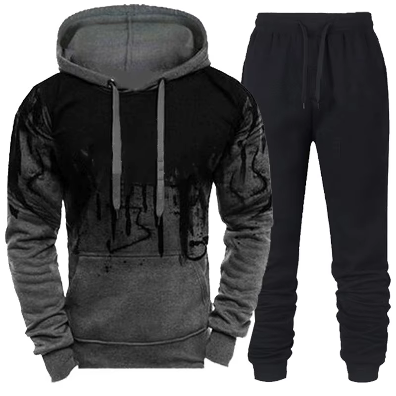 Survêtements à capuche et pantalon CamSolomon pour hommes, vêtements de sport tendance, olympiques d