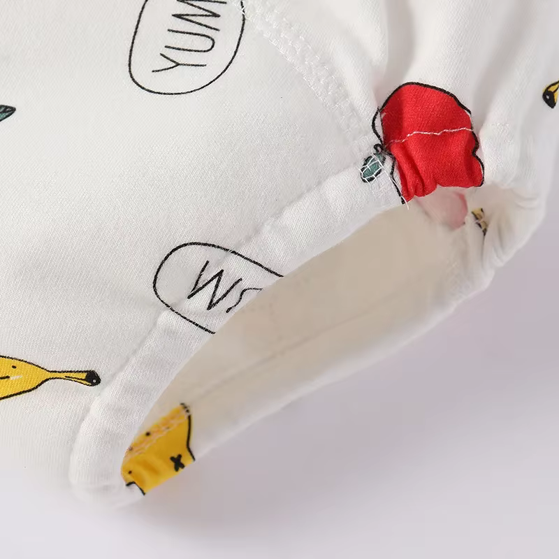 Couches imperméables réutilisables en coton doux pour bébé, shorts de pipi, pantalons d'entraînement