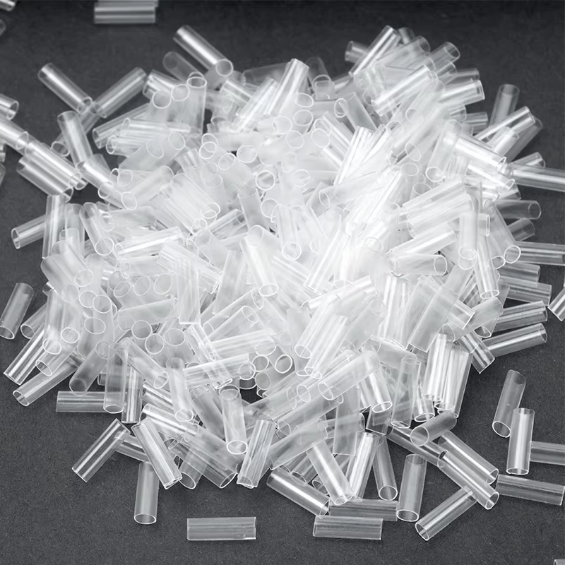Tubes thermorétractables pour Extensions de cheveux, 500 pièces, sans adhésif, accessoires pour chev