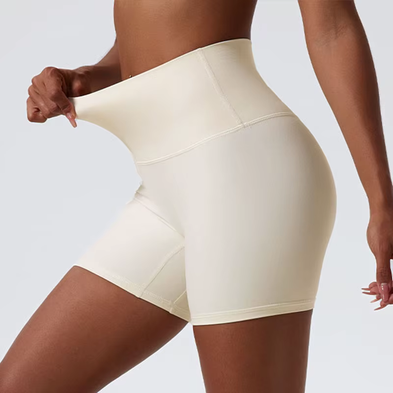 Vêtements de yoga en tissu super doux pour l'été, shorts de sport push-up pour femmes, leggings de s