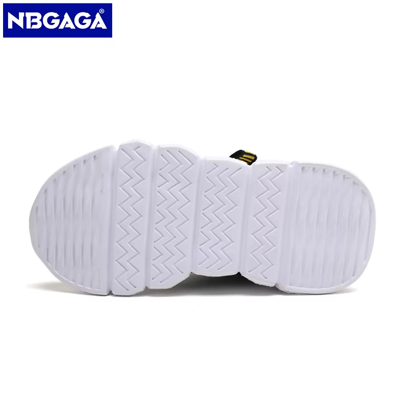 Chaussures de dehors en Maille pour Garçon, Baskets Décontractées, Tennis de Course, Jaune, pour Éco