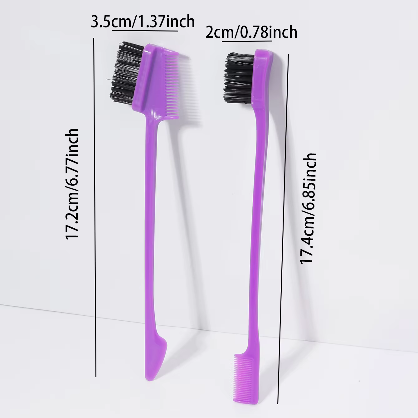 Brosses de contrôle des bords pour femmes, adaptées aux bords de cheveux, à la coiffure oculaire, sp