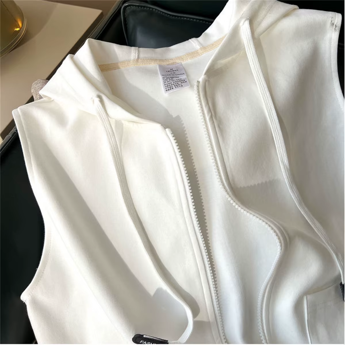 Sweat-shirt à capuche sans manches pour homme, vêtement polyvalent et Simple, tendance, vitalité, no