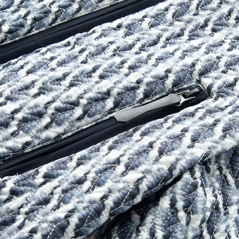 Combinaison matelassée tendance à la mode, nouvelle arrivée printemps 2026, patchwork matelassé, cei