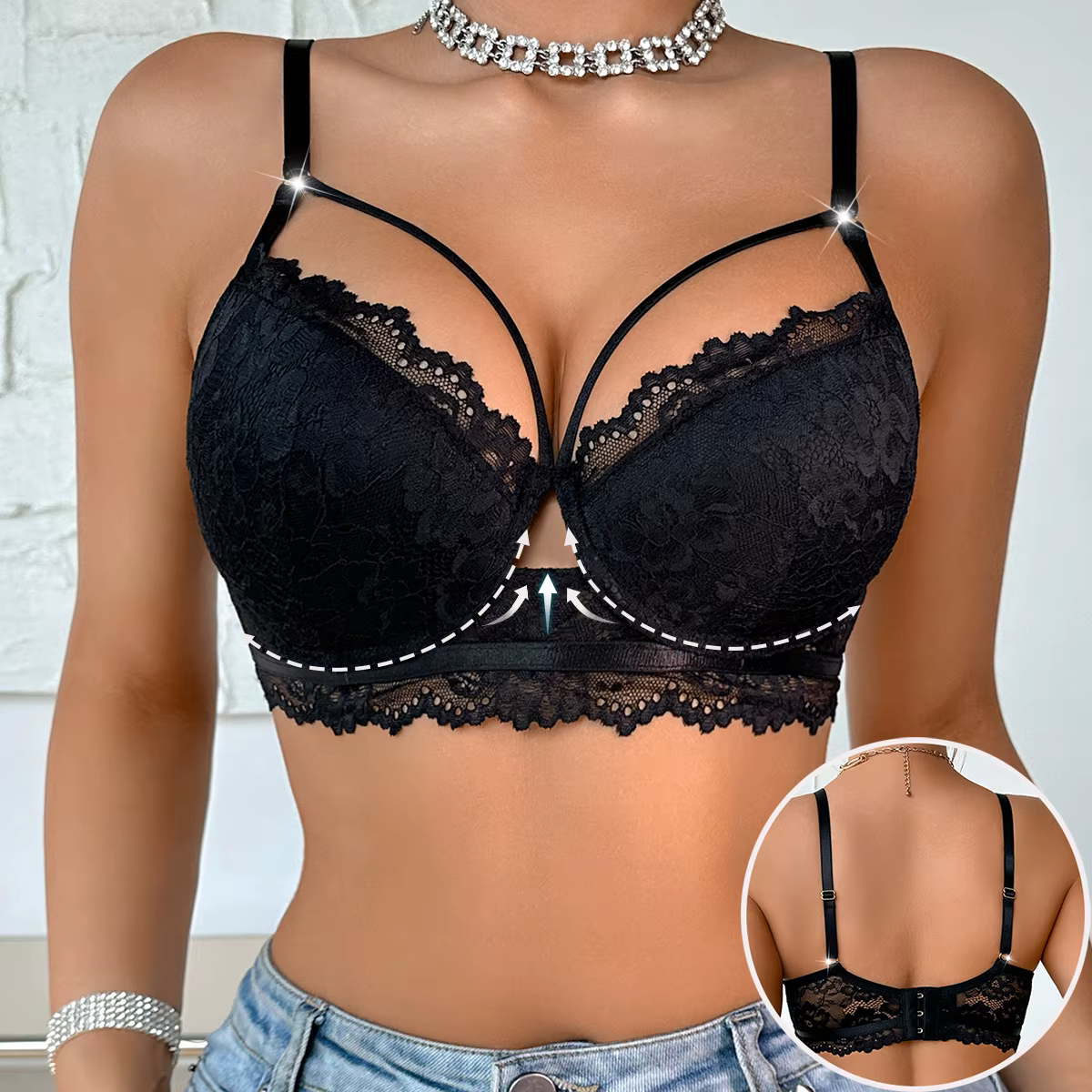 Soutien-gorge Sexy en dentelle pour femmes, soutien-gorge Push-Up à armatures, Anti-affaissement, be