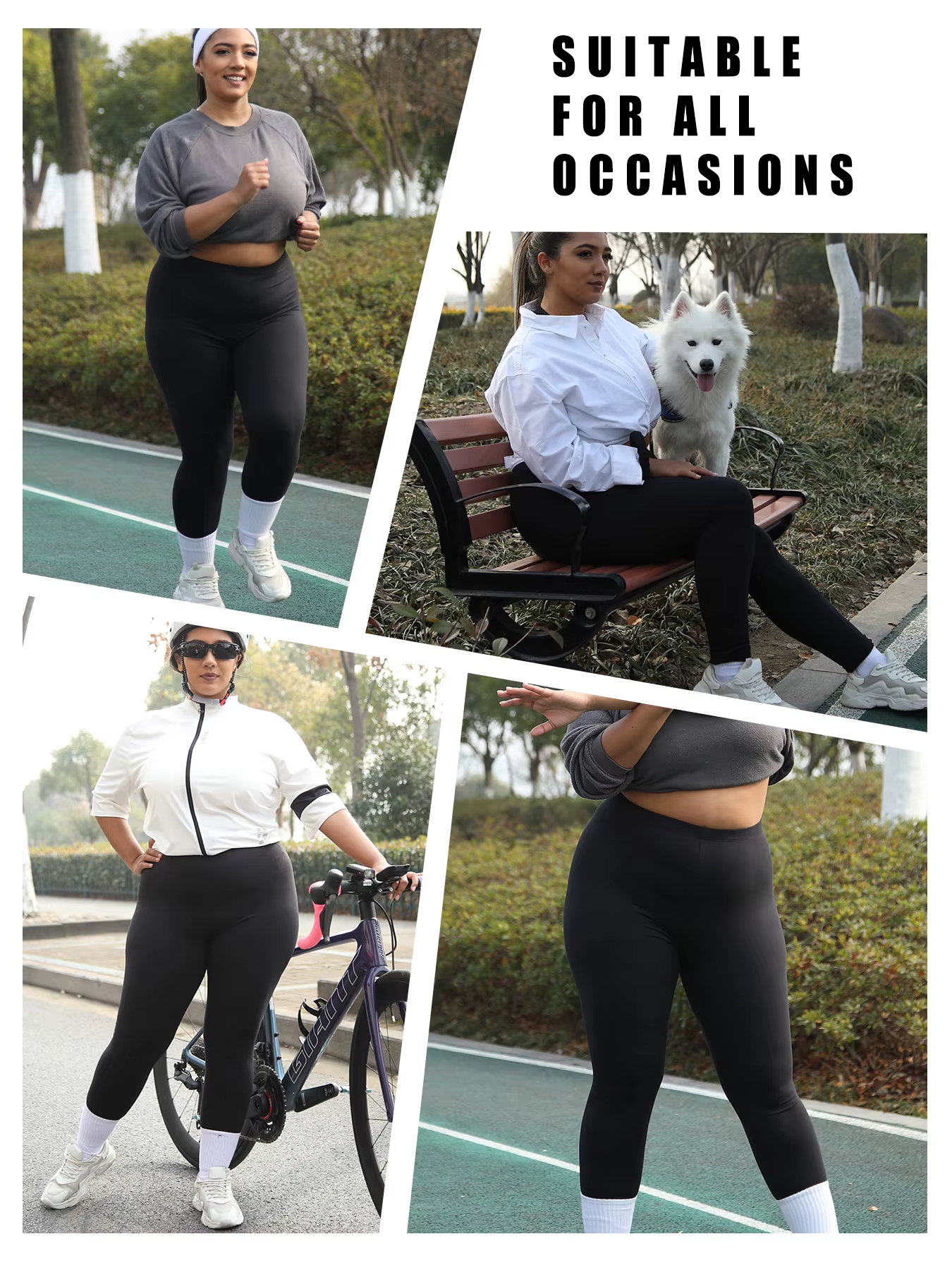 Leggings de Sport Super doux grande taille pour femmes, sans transparence, pour entraînement, course