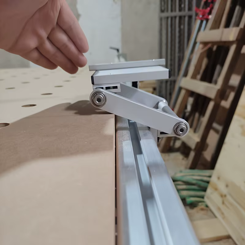 1 ensemble pour scie circulaire, Rail de guidage, pistes, réglage de l'ascenseur, Table de coupe dro