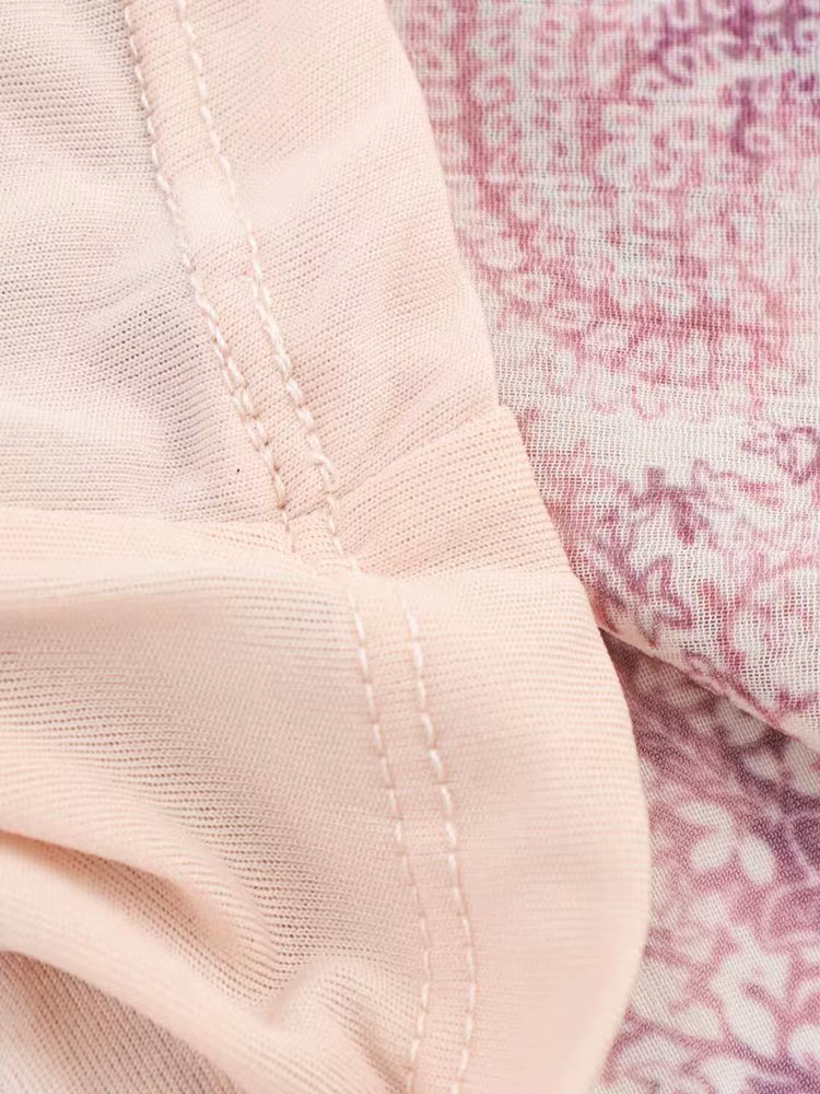 Robe MIDI d'été en mousseline de soie pour femmes, imprimé Vintage, col en v, volants en cascade, ma