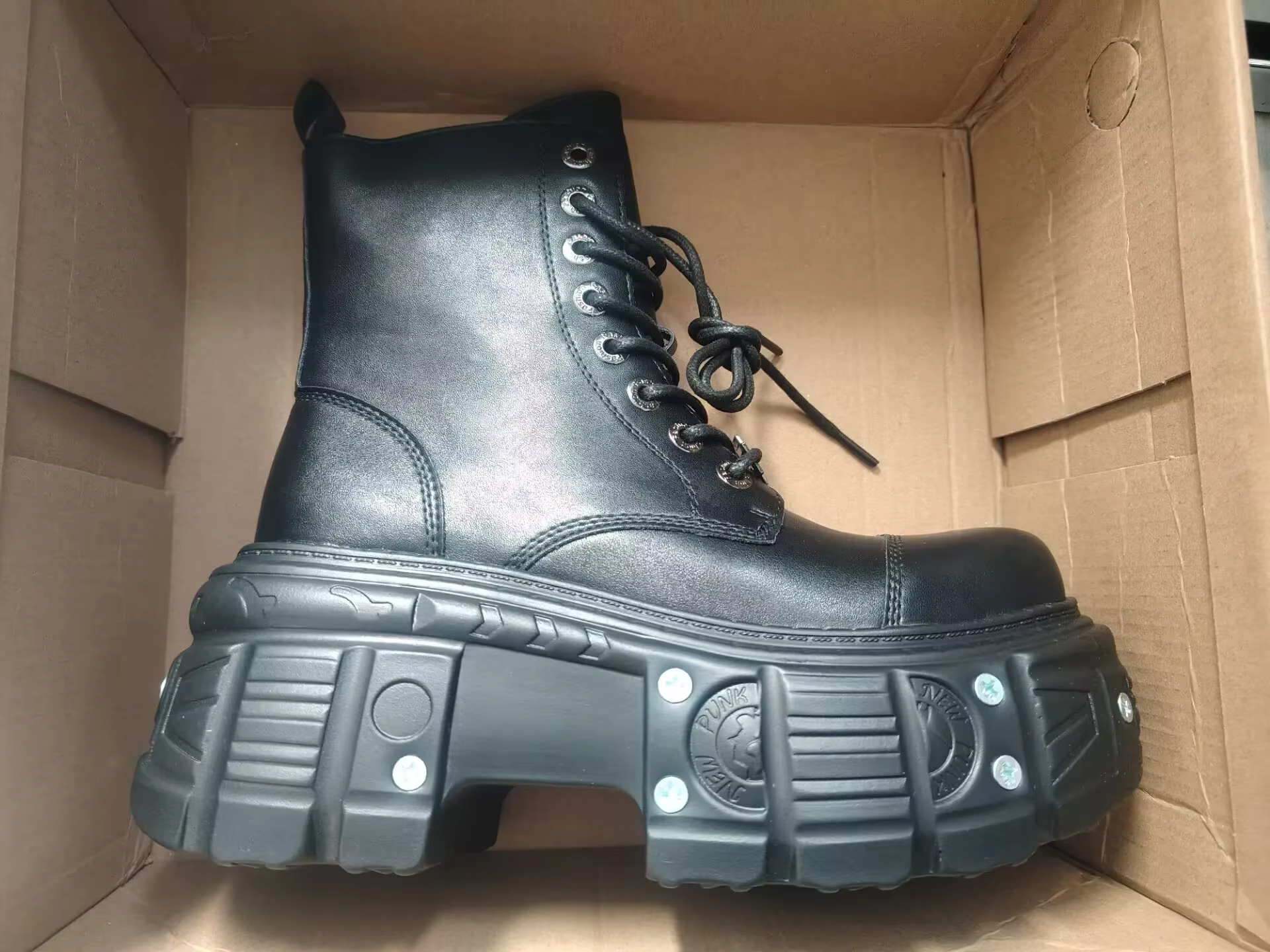 Ruffian-Bottes rehaussées en cuir pour hommes, Bottes à l'offre elles optiques, Style britannique ha