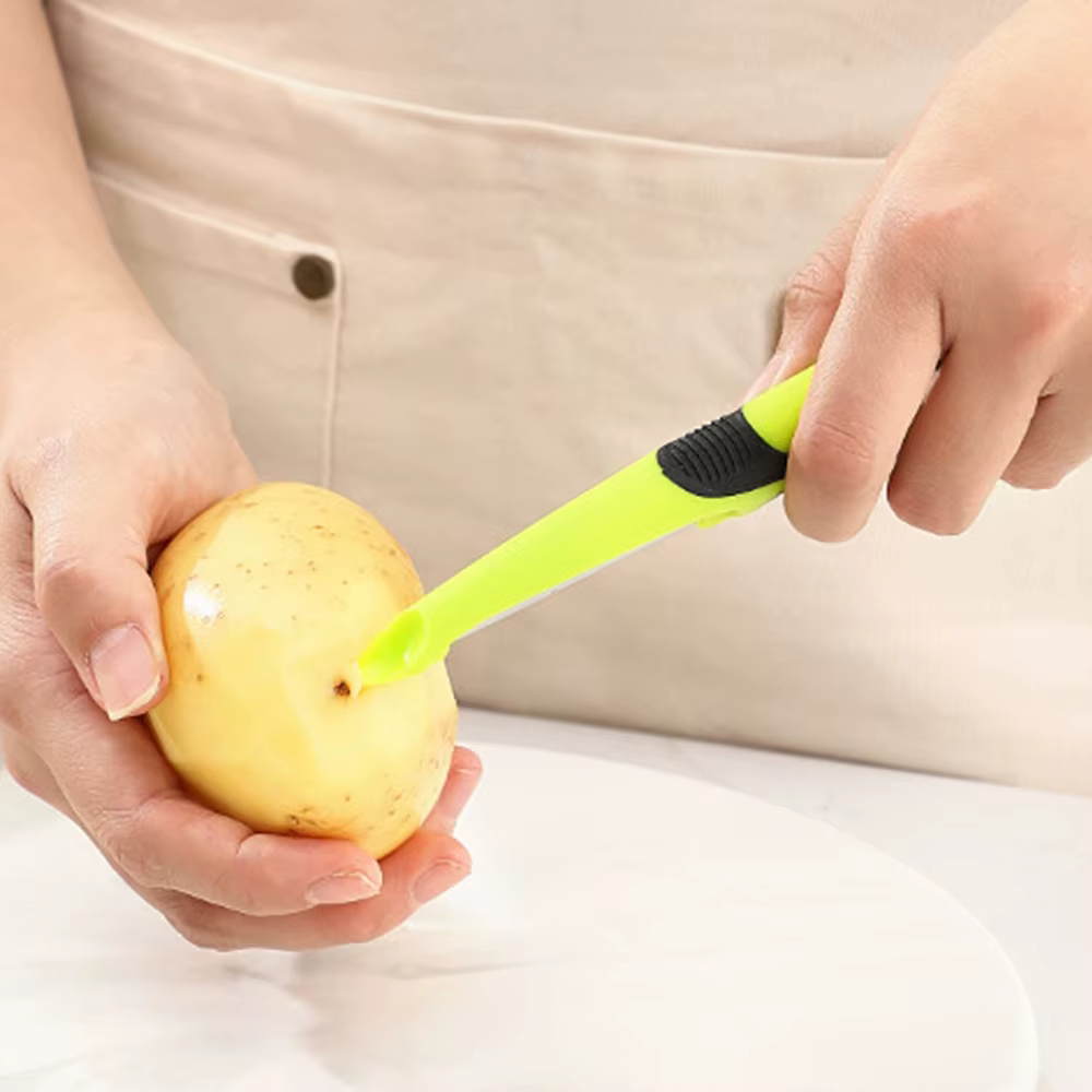 Éplucheur à poignée antidérapante, éplucheur, outil magique, Melon, pomme de terre, fruits, grattoir