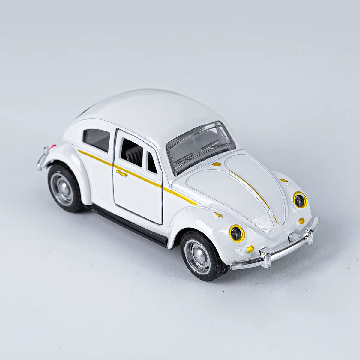 Classique 1: 36 tour alliage Double porte rétro coccinelle voitures modèle garçons et enfants jouets