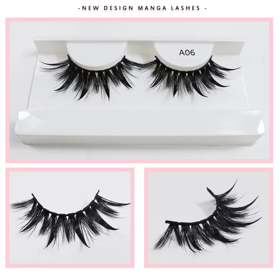 RED SIREN – faux-cils en Manga mouillés, longs, épais, naturels, à la mode, maquillage coréen, nouve