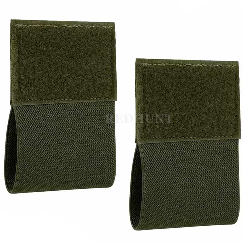 Support de garrot élastique avec crochet et boucle, 2 pièces, pochette EDC d'extérieur, porte-plaque