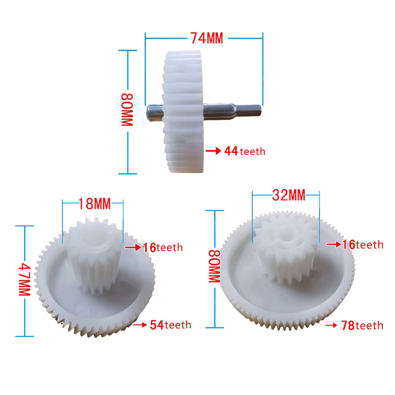Engrenages en plastique pour hachoir à viande, compatibles avec vitek, pièces de rechange, 3 pièces/