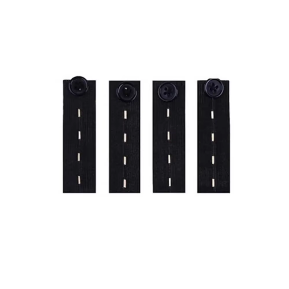 4 pièces unisexe ceinture élastique Extension bouton pantalon bouton réglable pantalon de maternité