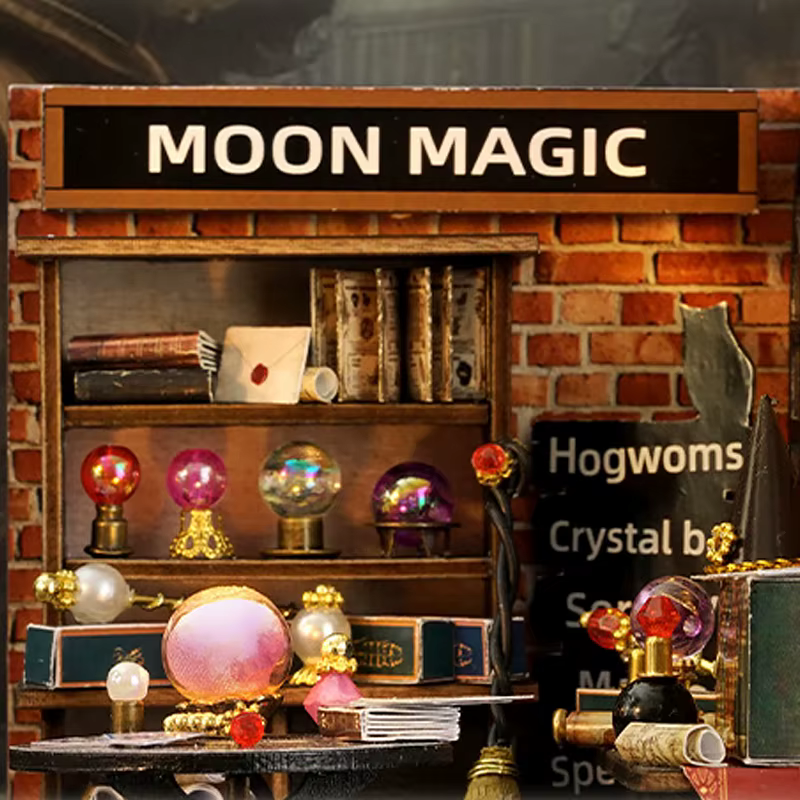 Mini maison de poupée, Kit de petite maison à monter soi-même, Puzzle 3D fait à la main, modèle d'as