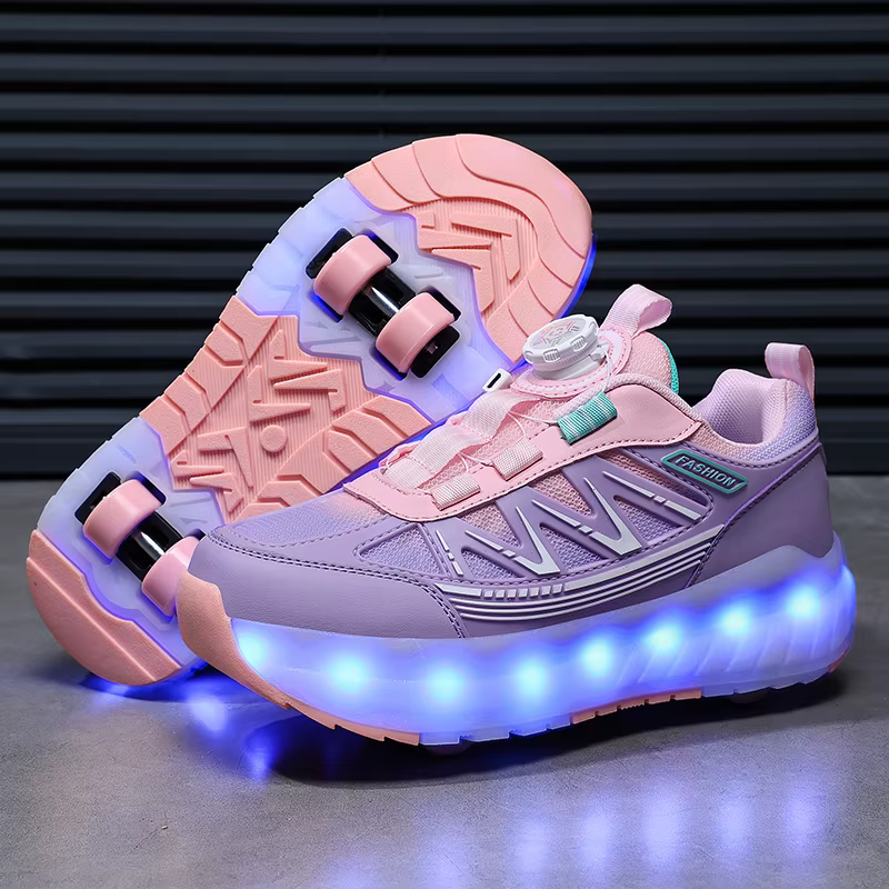 Chaussures de sport de plein air à la mode 2026, chaussures de patins à roulettes, baskets pour enfa
