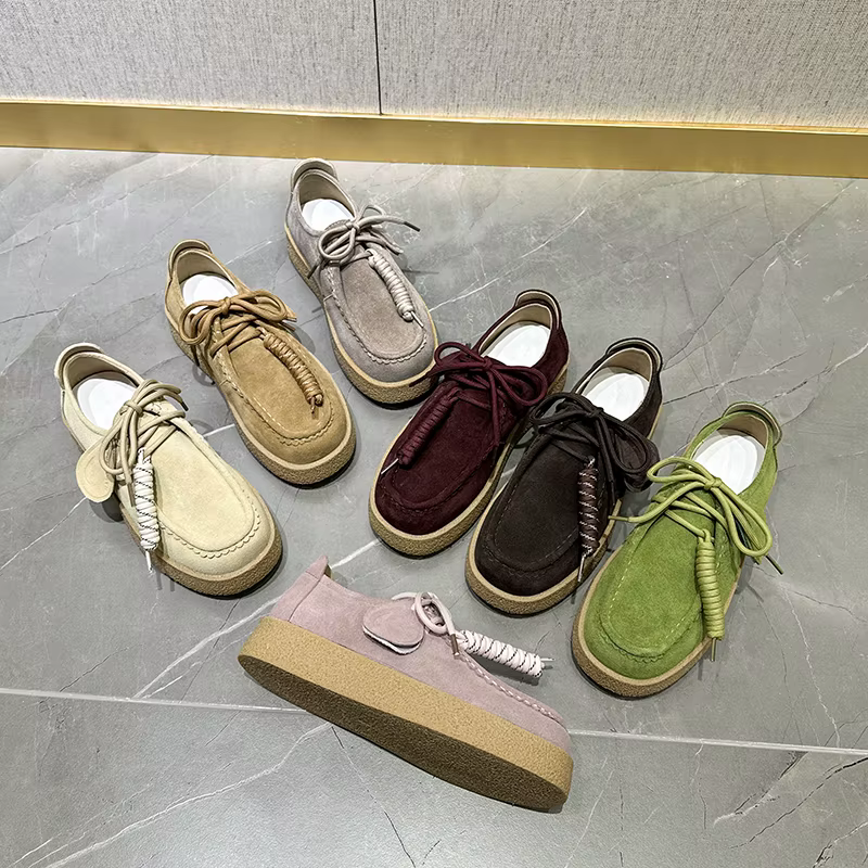 AIYUQI chaussures pour femmes en cuir véritable 2025 nouvelles chaussures plates antidérapantes Derb