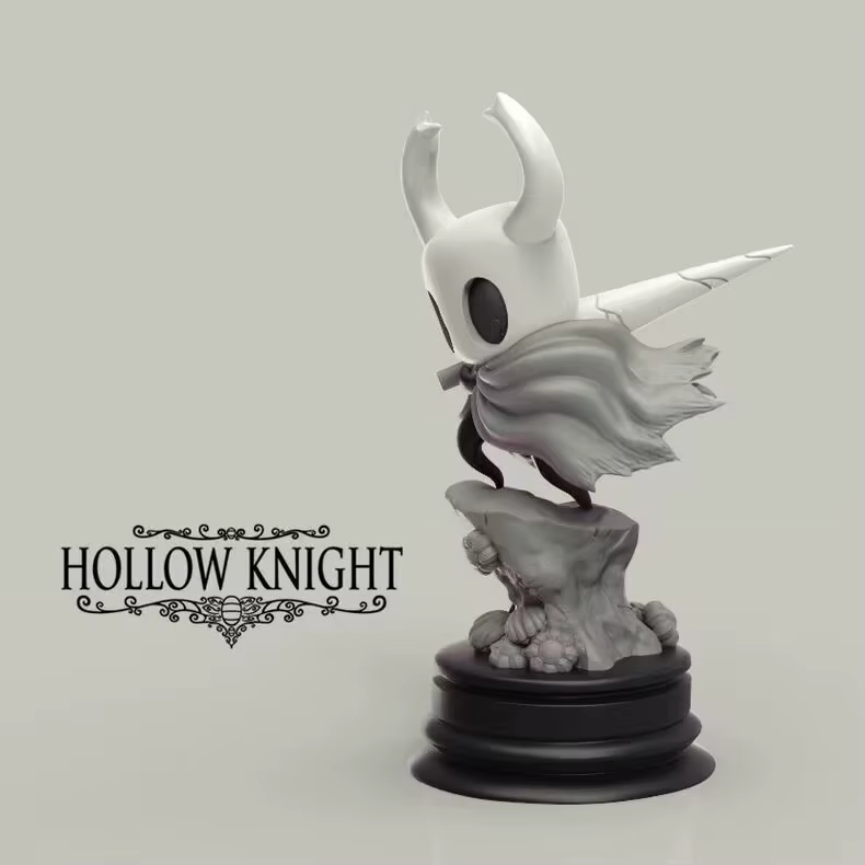 Figurine d'anime Hollow Knight Little Knight, jouet modèle fait à la main, accessoires de jeu, châss