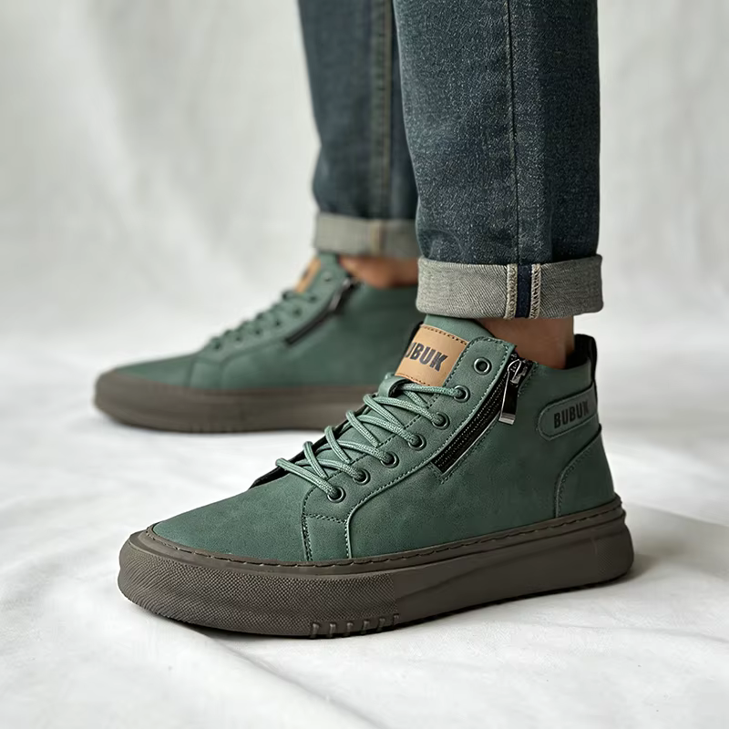 Bubuk chaussures pour hommes nouvelles chaussures décontractées pour hommes à la mode polyvalentes à