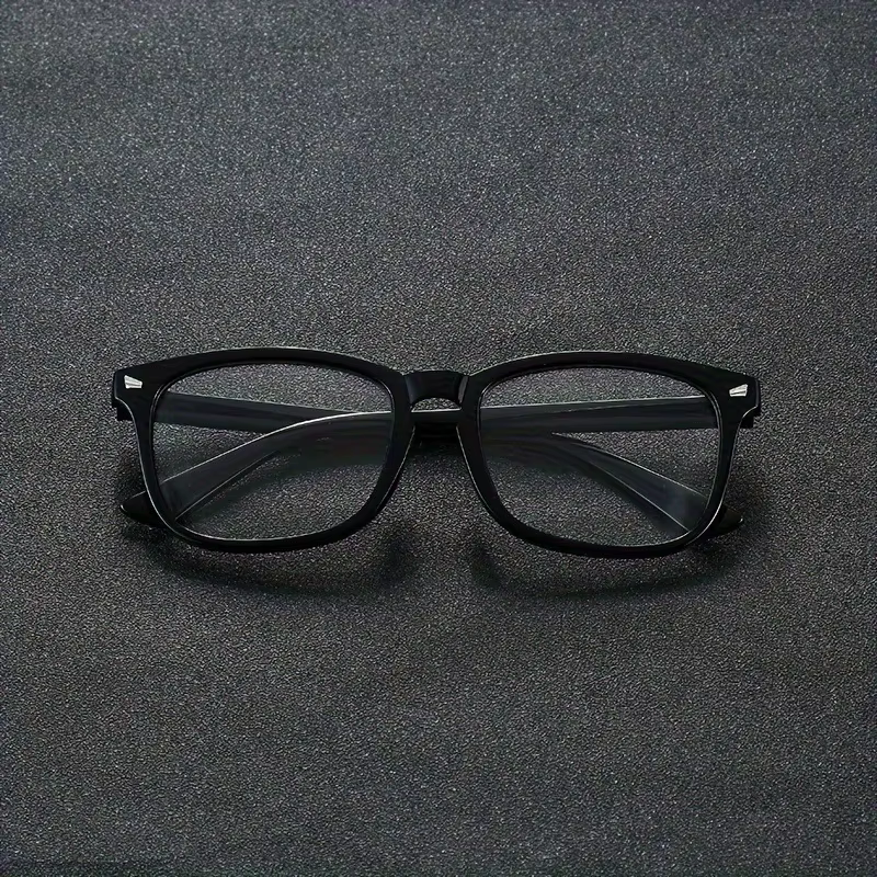 Lunettes Anti-lumière bleue à rivets carrés, 1 pièce, pour les déplacements quotidiens, lunettes à l