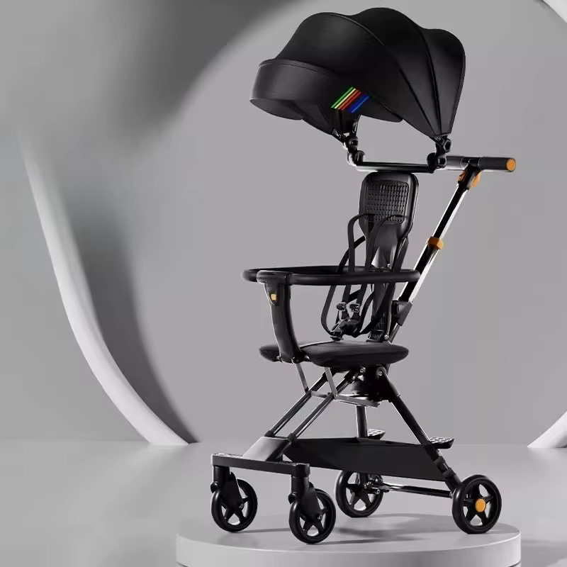Nouvelle voiture de marche de poussette pour enfants, poussettes légères chariot pliant pour enfants
