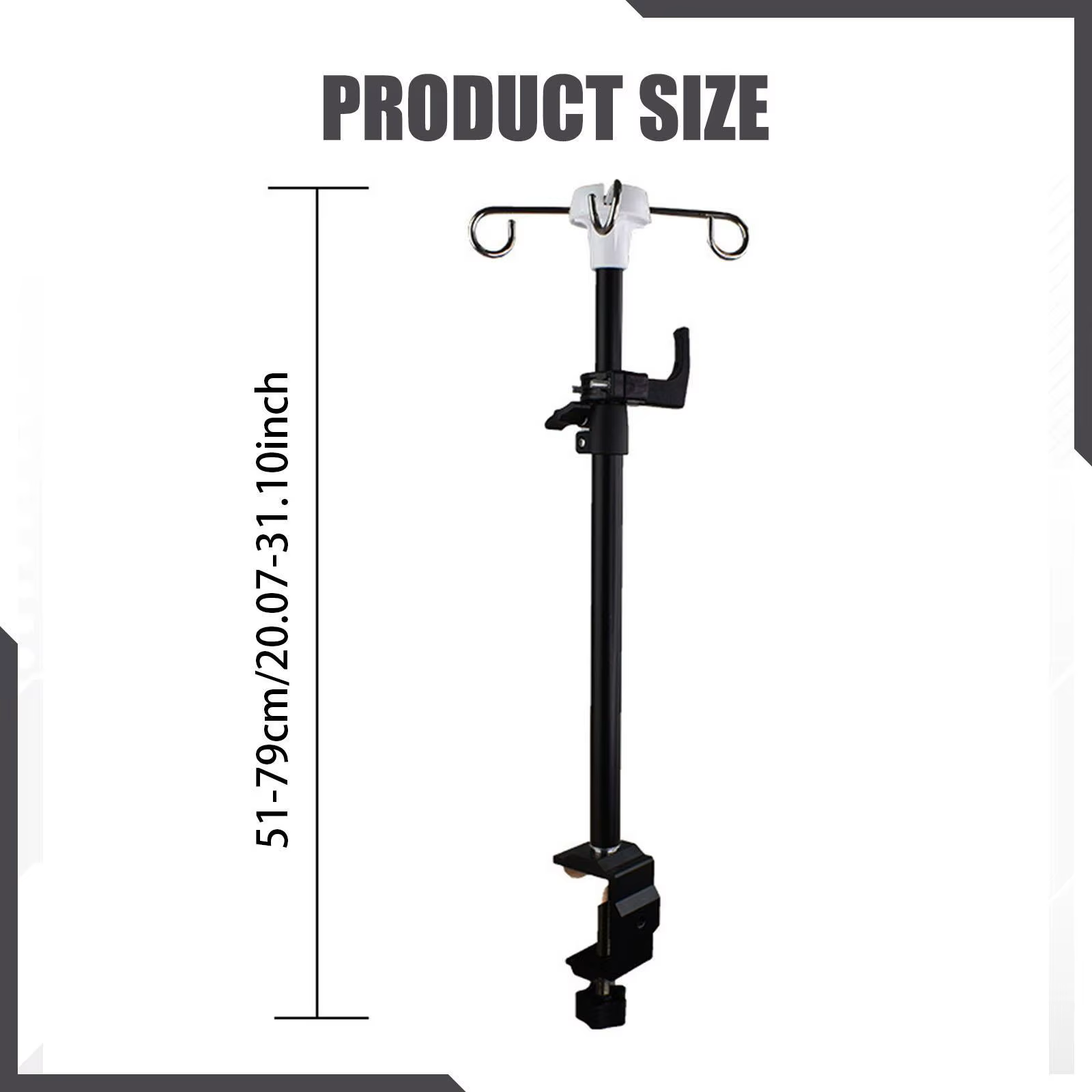 IV – pince de Table télescopique mains libres, support de sac d'égouttement d'extérieur, support de 