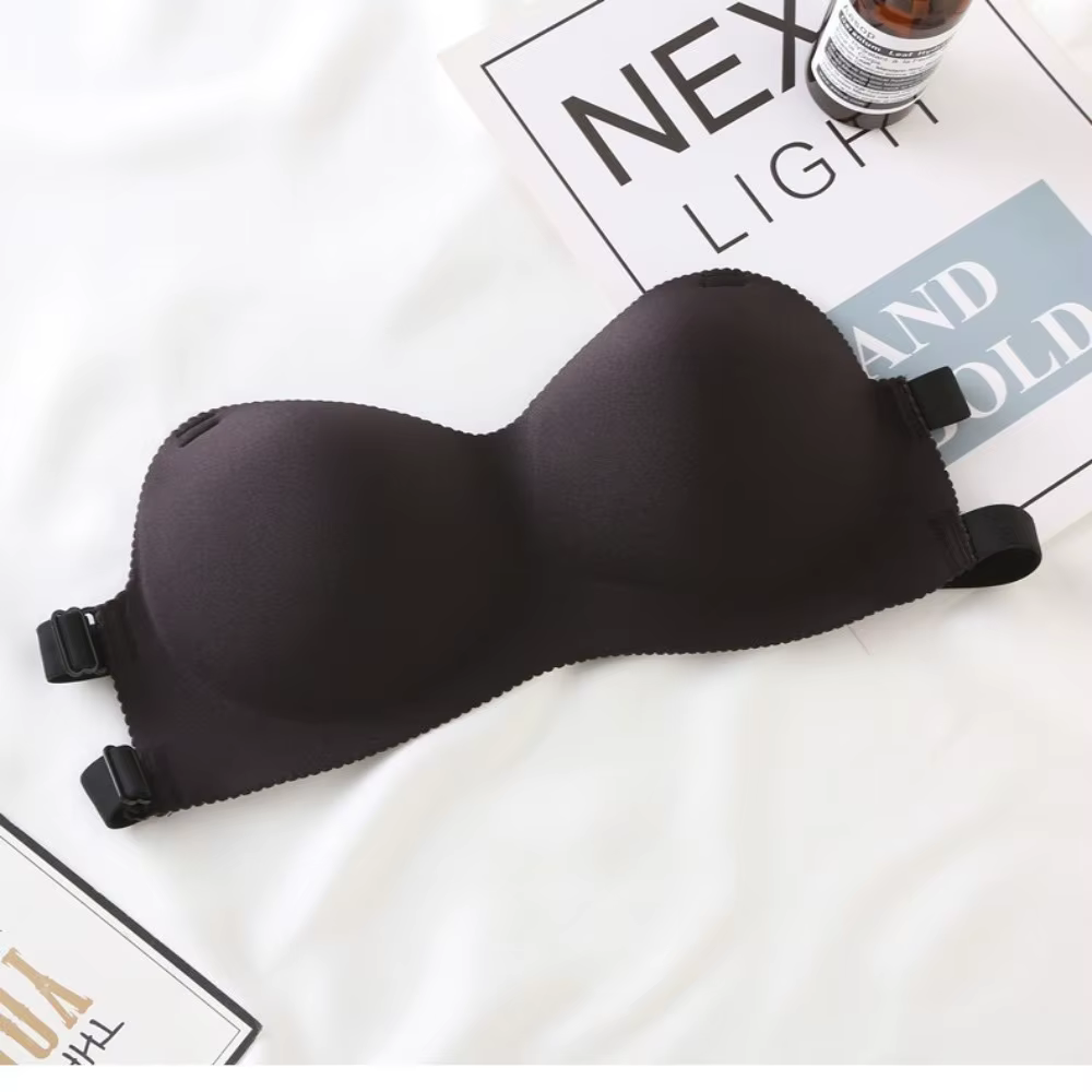 Soutien-gorge push-up sexy sans bretelles pour femme, soutien-gorge sans couture, soutien-gorge comp