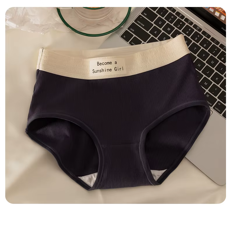 Culotte de dehors en Coton Doux pour Femme, Sous-Vêtement Couvrant les Hanches, Respirant, Sexy, pou