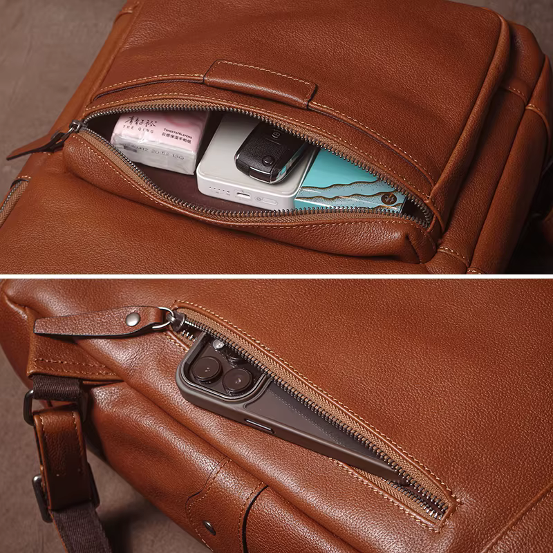 GURO marque de luxe sac à dos en cuir véritable hommes et femmes haute capacité week-end sac de voya
