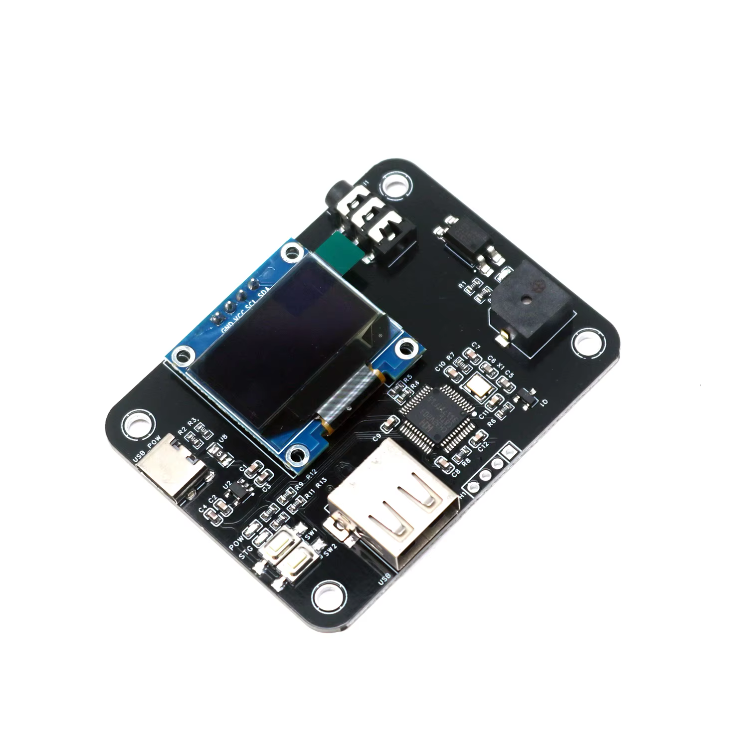 Clavier d'entraînement et de transmission de radio amateur CW avec écran OLED et USB, clavier électr
