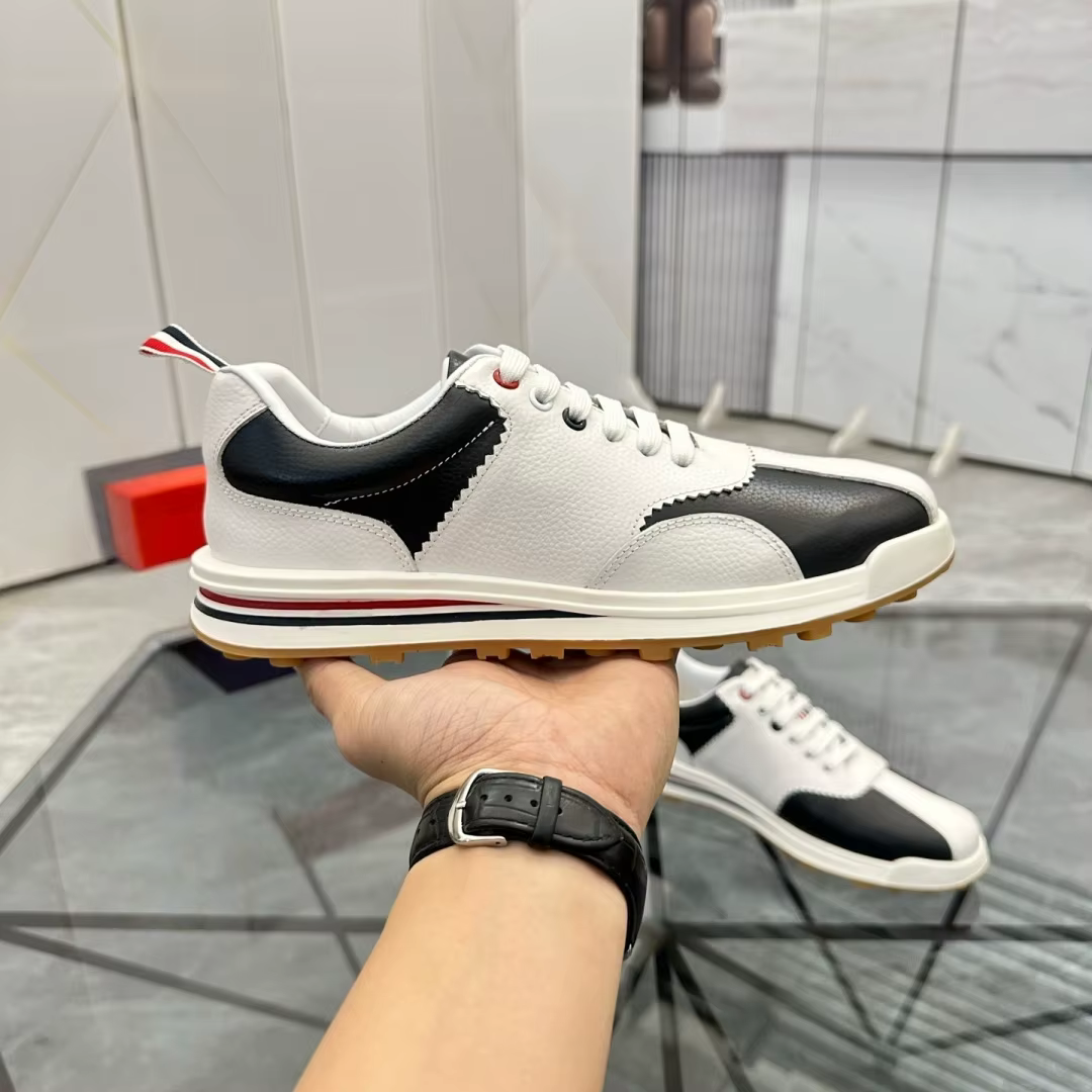 Baskets décontractées faites à la main, chaussures de luxe pour hommes, doublure en peau de mouton,