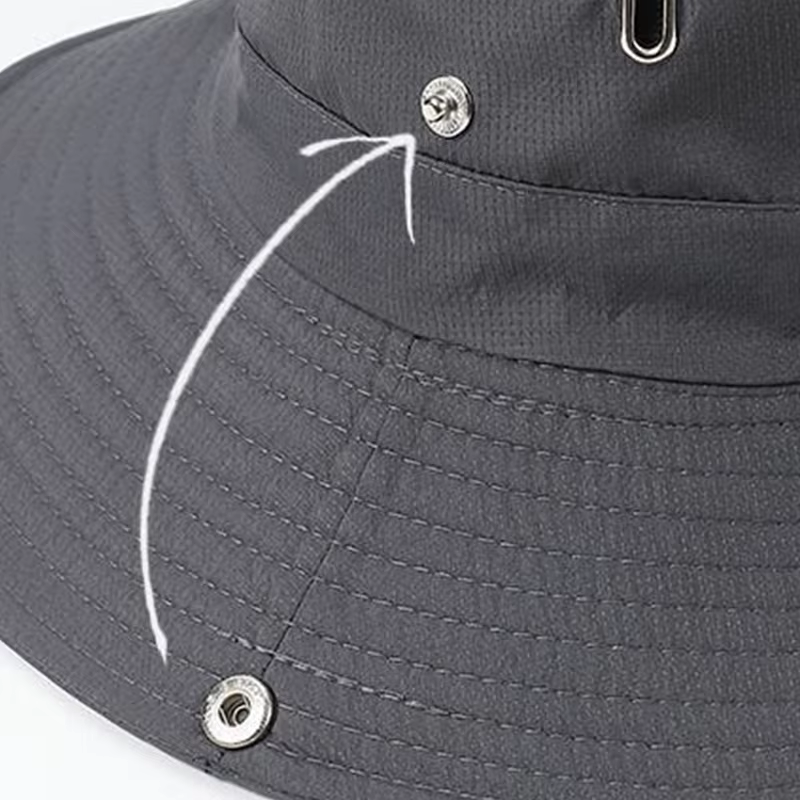 Nouveau chapeau de pêcheur tendance et polyvalent, chapeau de montagne anti-UV, réglable, respirant,