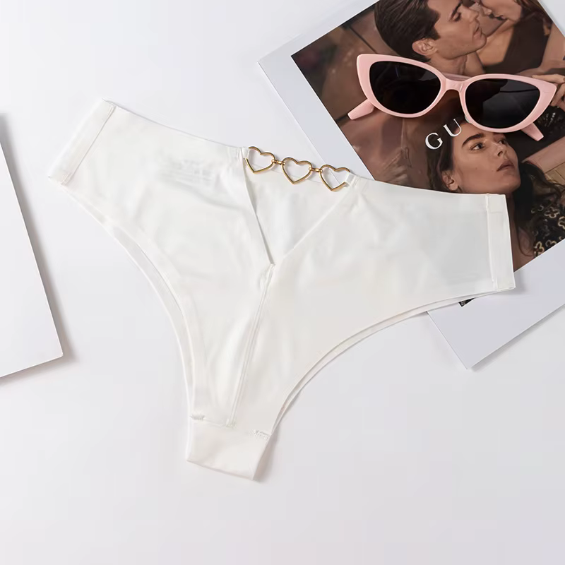 String taille basse sans couture pour femme, sous-vêtement sexy, lingerie confortable
