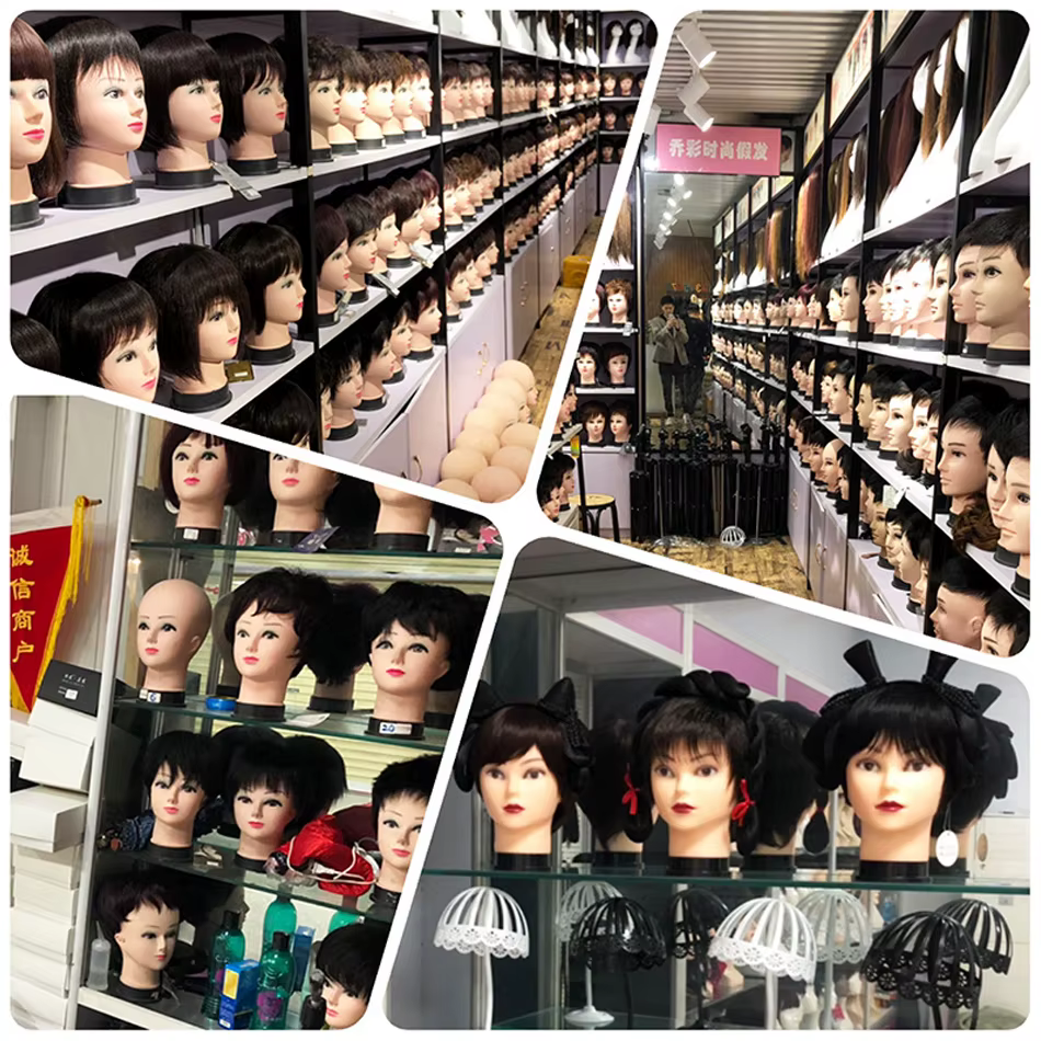 Support de perruque de tête de Mannequin avec trépied de perruque réglable, présentoir de fabricatio