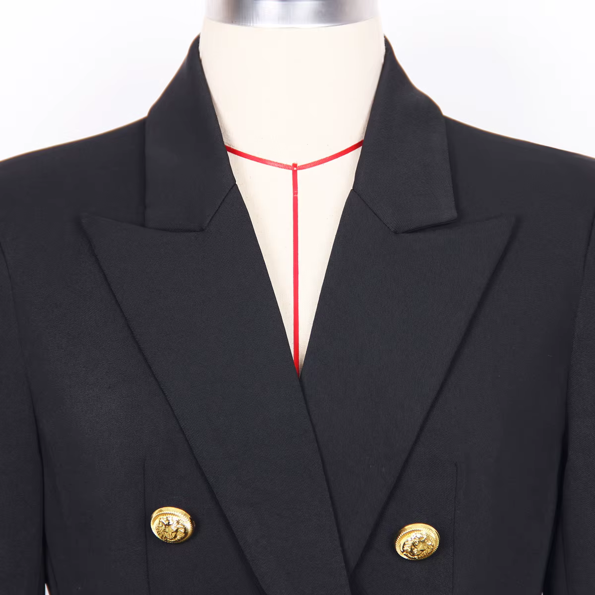 S-XXL trois couleurs 2023 mode nouveau solide Double boutonnage élégant Style CommPiedmont décontrac