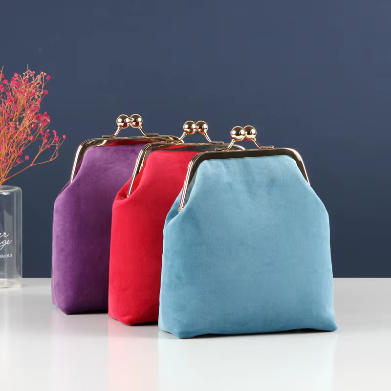 Sacs à main pour femmes en velours doux, 5 couleurs, avec fermoir coquille, à chaîne, porté épaule e