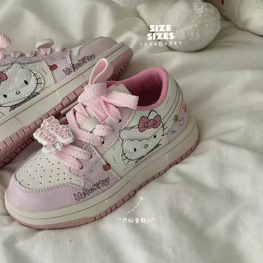 Sanrio Girl Hello Kitty – baskets de loisirs à la mode pour l'automne et l'hiver, baskets confortabl