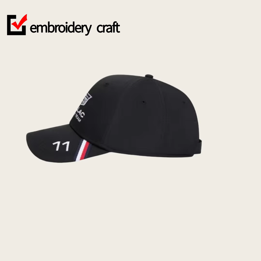 Casquette de baseball brodée de l'équipe Cadillac F1 de Formule 1, casquette de fan, casquette de sp
